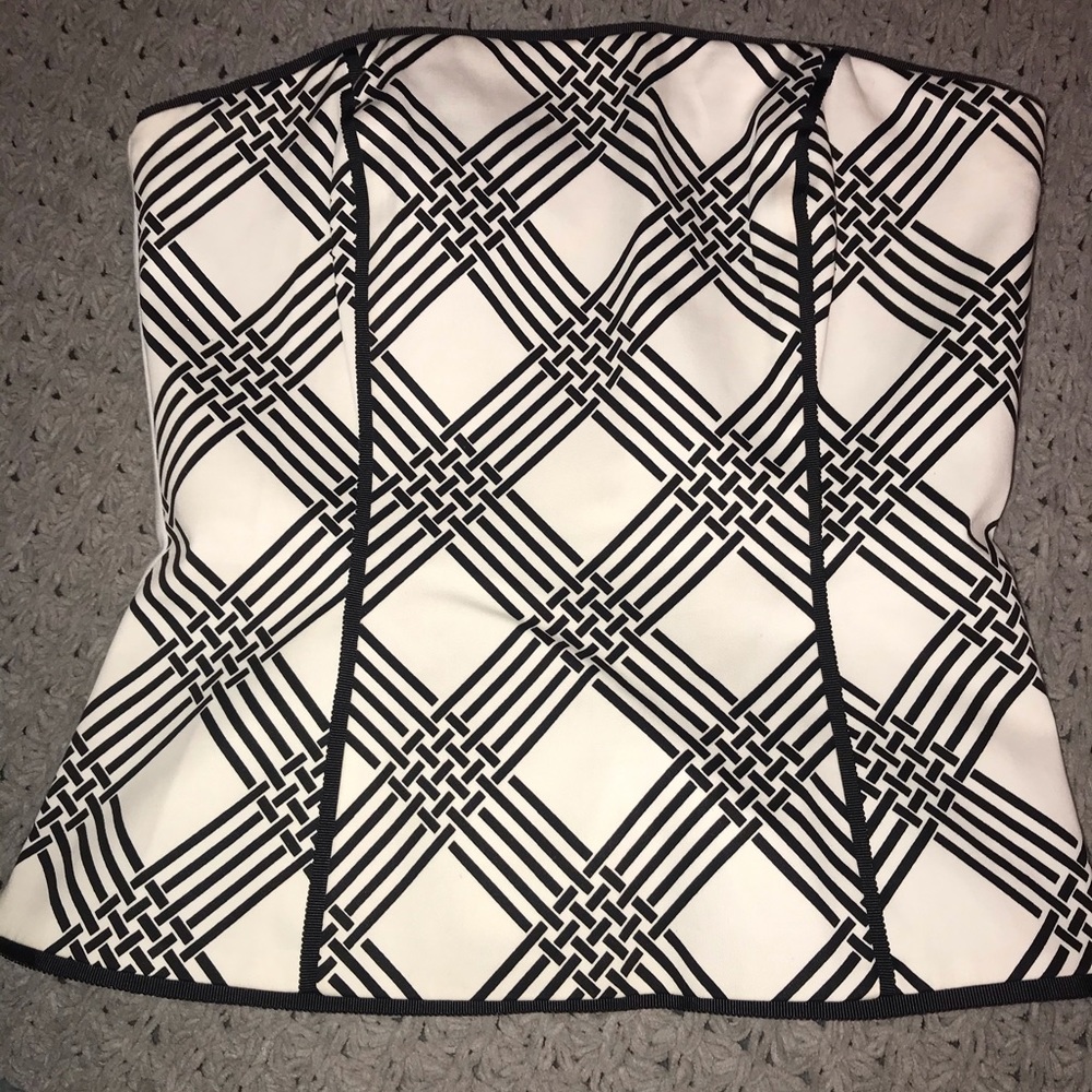 White House Black Market strapless top
